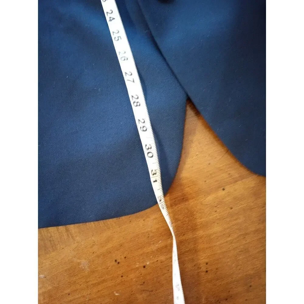 Lauren Ralph Lauren‎ Men's Black Label Wool Blend Blazer 48R Navy Sport Jacket